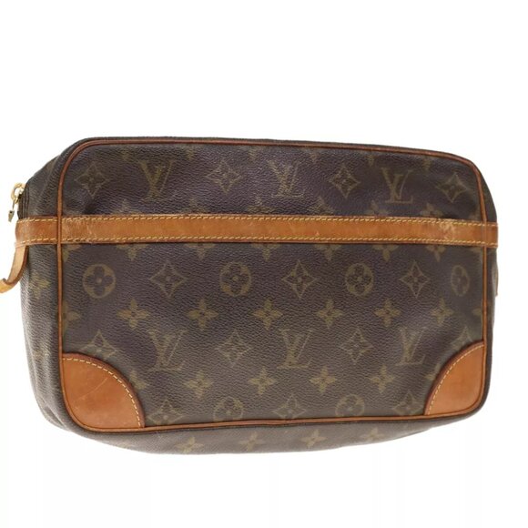 LOUIS VUITTON Monogram Compiegne 28 Clutch Bag - Picture 1 of 7